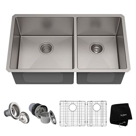 Best 36 Inch Farmhouse Double Bowl Undermount Stainless Steel Kitchen