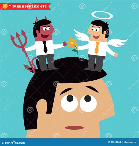 Moral Choice Business Ethics And Temptation Stock Vector