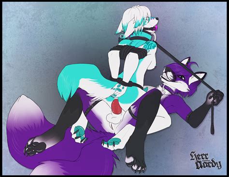 Rule Anthro Artica Sparkle Ball Gag Bondage Bound Breasts Canine