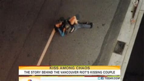 Found The Vancouver Riot Kissing Couple Photo Bollywood
