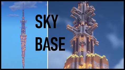 Sky Base Minecraft Timelapse Youtube