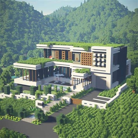 12 Minecraft Modern And Luxurious House Builds Mom S Got The Stuff