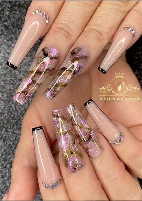 60 Trendy Acrylic Coffin Nails Design To Light Up Your Spring And Summer
