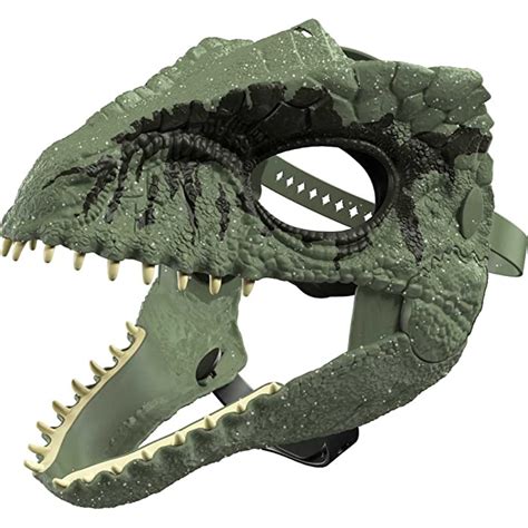 Buy Jurassic World Dominion Giant Dino Dinosaur Mask With Opening Jaw Costume And Role Play