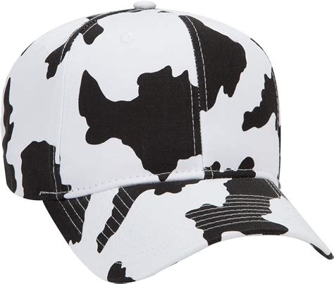Product Of Ottocap Cow Pattern Cotton Blend Twill Six Panel Pro Style