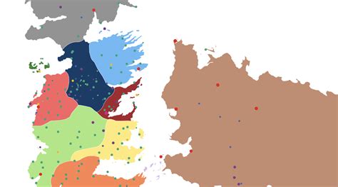 The Lands And Battles Of Game Of Thrones Mapped The Flourish Blog