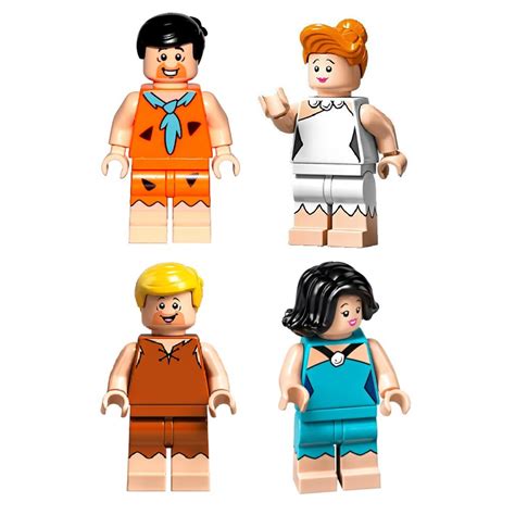 Original Lego Ideas Flintstones Set Of 4 Minifigures Fred Wilma Betty Barney Rubble 21316 New