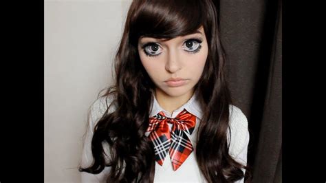 Anime Girl Makeup Japan Halloween Youtube