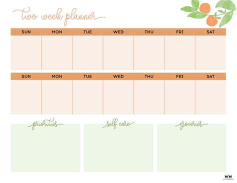 2 Week Calendar How To Create A 2 Week Calendar Download This 2 Week