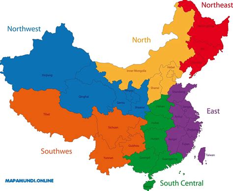 Mapa Politico China