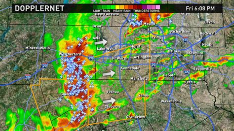 Now Line Of Severe Storms Moving Directly Into The Dfw Area Expect