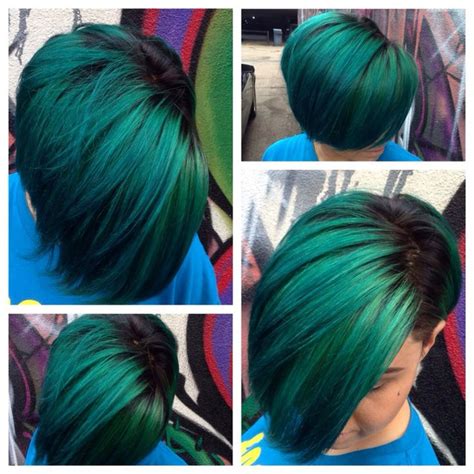 Best ideas for green hair shades you want to try. DIY Hair: 10 Green Hair Color Ideas | Bellatory