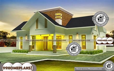 1 Story Home Plans With Two Floor Gorgeous House Design Elevations