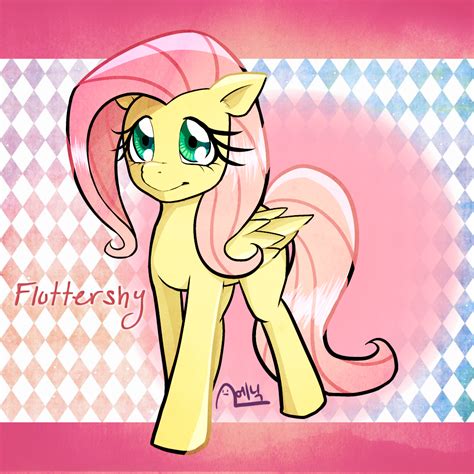 Fluttershy Drawn By Anicmj Bronibooru