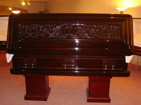 Marsellus Mahogany Casket Lid Halsted N Gray Carew And Eng