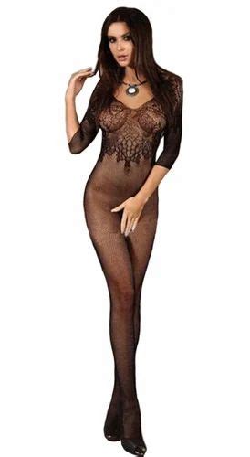 Women Net Black Color Full Body Stockings Size All Sizes At Rs 300