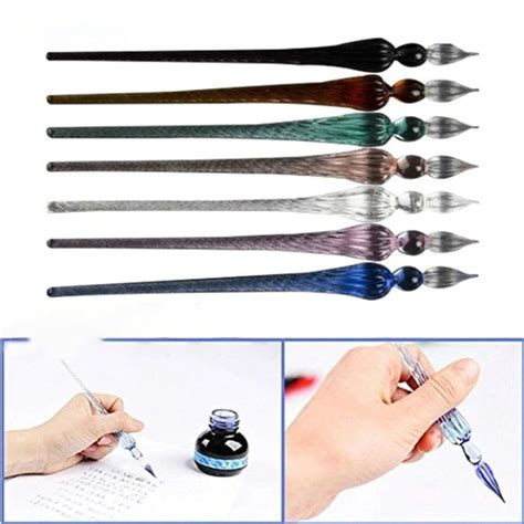 Glass Dip Pen For Calligraphy Art Glass Pen Calligraphy Pen Etsy
