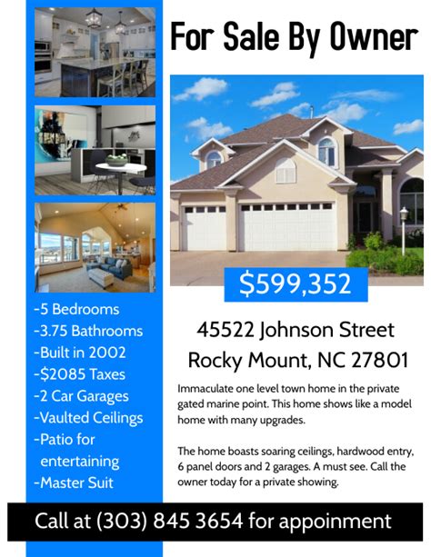Real Estate Flyer Template Postermywall