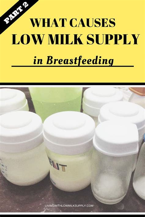 What Causes Low Milk Supply In Breastfeeding Part 2 Living With Low