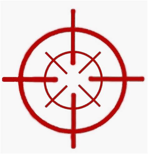 Crosshair Logos Red Crosshairs Png Png Image Transparent Png Free