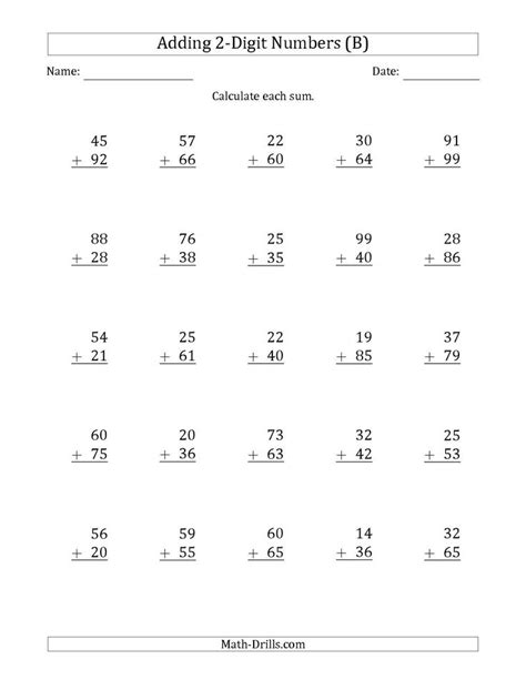 Touch math worksheets for learn. 4 Free Math Worksheets Second Grade 2 Addition Adding ...