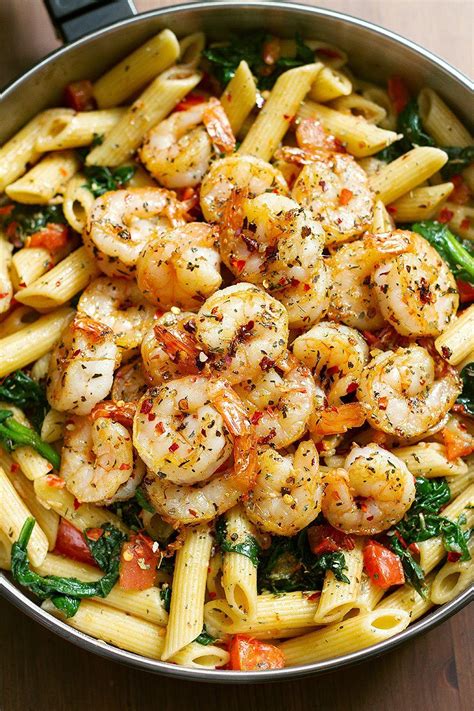 15 easy indian vegetarian dinner recipes you will love. Tomato Spinach Shrimp Pasta - Best Shrimp Pasta Recipe ...
