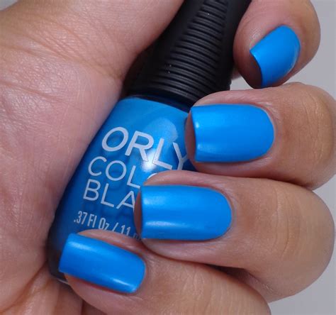 Orly Color Blast Bright Blue Neon Of Life And Lacquer