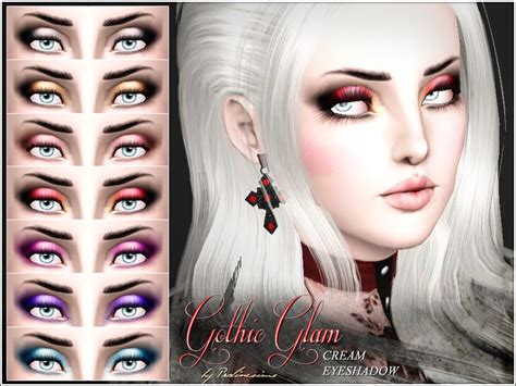 The Sims Resource Gothic Glam Cream Eyeshadow