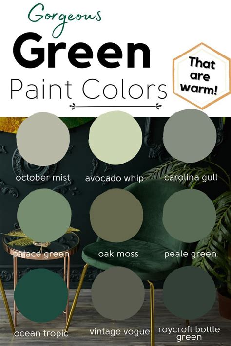 Meet The Richest Green Paint Colors For Your Living Room Green Paint