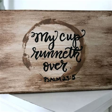 My Cup Runneth Over Etsy
