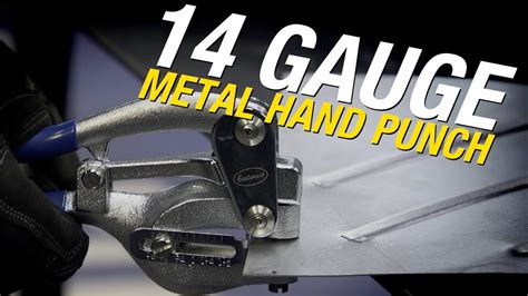 14 Gauge Metal Hand Punch Create Perfect Holes For Spot Welds Or