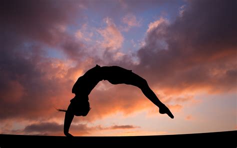 Gymnastics Sunset Wallpapers Wallpaper Cave