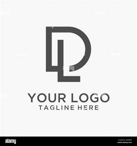 Dl Letter Logo Design Stock Vector Image And Art Alamy