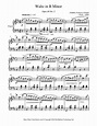 ﻿Chopin - Waltz no.10 in B minor op.69 no.2 Sheet music for Piano ...