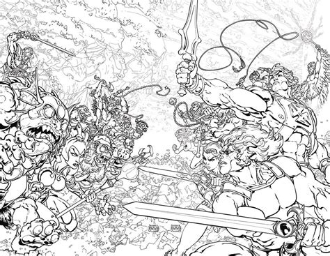 Here are free coloring pages with lampo, milady, pilou, and polpetta that you can download and print. HE MAN THUNDERCATS #1 (OF 6) COLORING BOOK VARIANT COVER