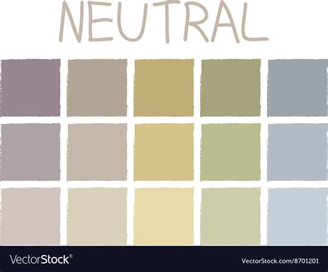 Neutral Colour Chart