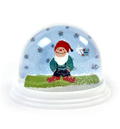Garden Gnome Snow Globe Ebay