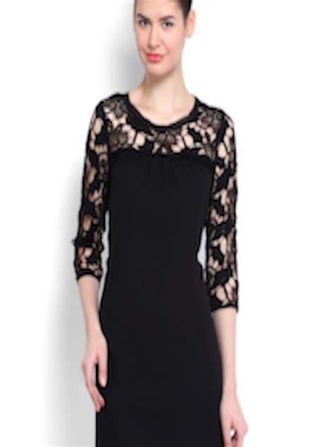 Buy Vero Moda Black Lace Shift Dress Dresses For Women 312510 Myntra