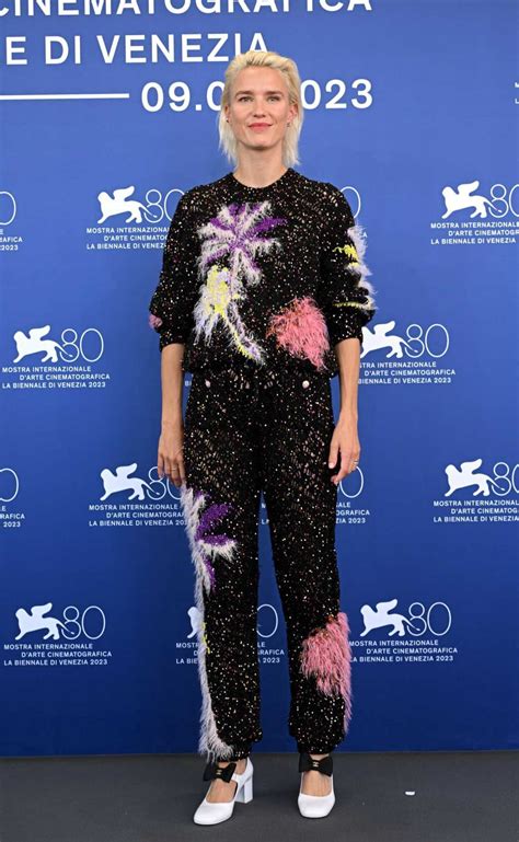 Amanda Collin Attends The Promised Land Photocall During the 80th