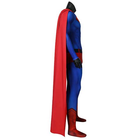 Crisis On Infinite Earths Superman Cosplay Costume Bodysuit Zentai Jumpsuit Cosreplay