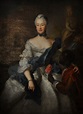 ca. 1750 Caroline von Hessen-Darmstadt (die große Landgräfin) mit ihrem ...
