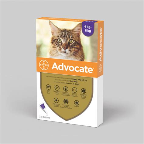 Bayer Advocate Cat 4 8 Kg Lekiko Pet Vet Shop