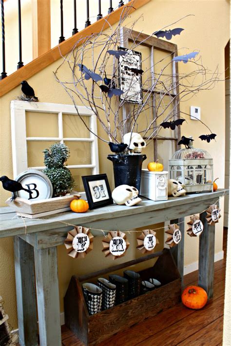 15 Cool Entryway Ideas To Bring Youll Halloween Home Design And Interior