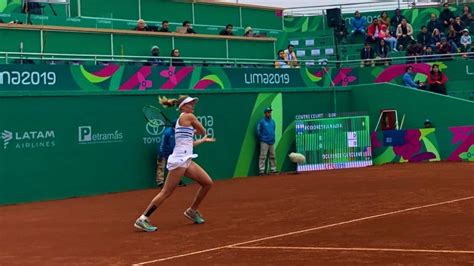Tenista profesional • juegos panamericanos #lima2019 • semifinalista #rolandgarros 2020 . Tenis: Nadia Podoroska jugó un partidazo y se adjudicó la ...