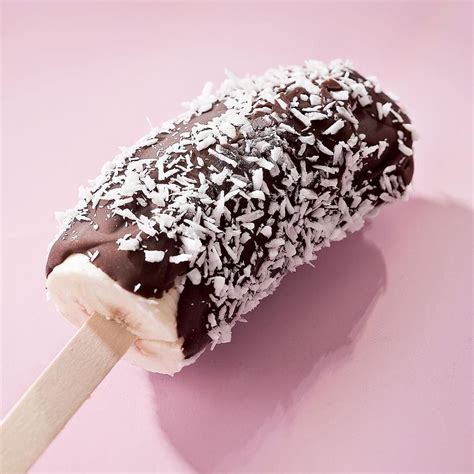 Frozen Chocolate Covered Banana Pops