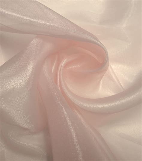 Glitterbug Shimmer Organza Fabric Pink Joann Organza Fabric