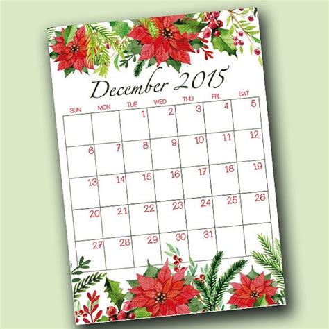 Printable Christmas Planner December Printable Por Decopared Imprimible De Navidad