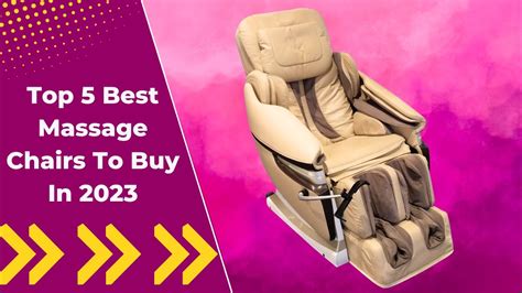 Top 5 Best Massage Chairs 2023 Youtube