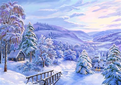 Картинки зимний пейзаж (40 фото) • Прикольные картинки и позитив