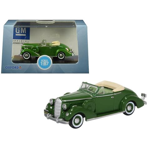 1936 Buick Special Convertible Coupe Balmoral Green 187 Ho Scale
